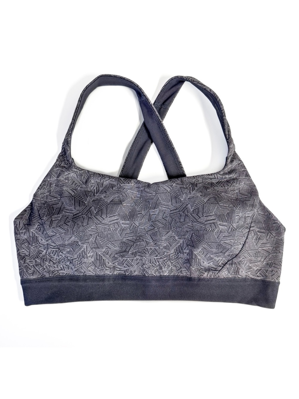 Patagonia Switchback Crossback Sports Bra Smokey Violet Gray 32095